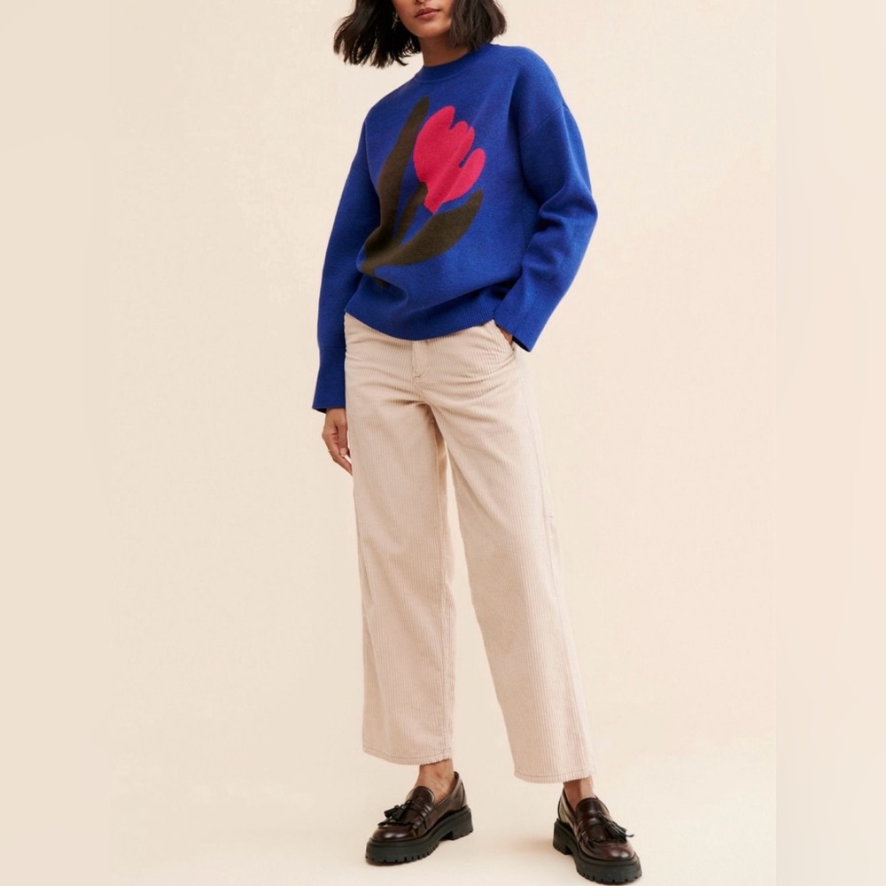SCOTCH & SODA Blue Tulip Jumper Sweater - Picture 4 of 16